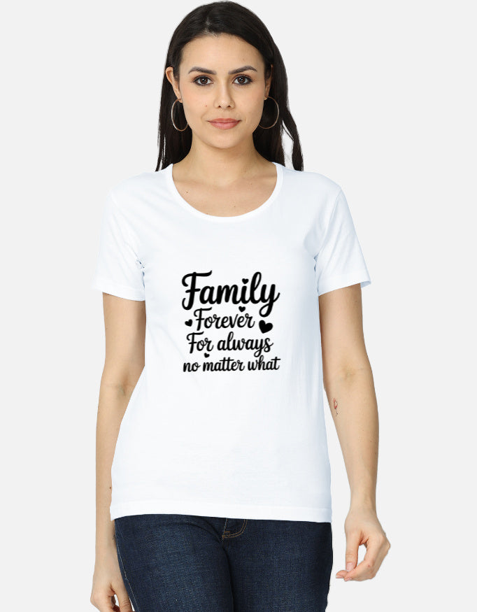 Family Forever T-Shirt – For Always, No Matter What ❤️