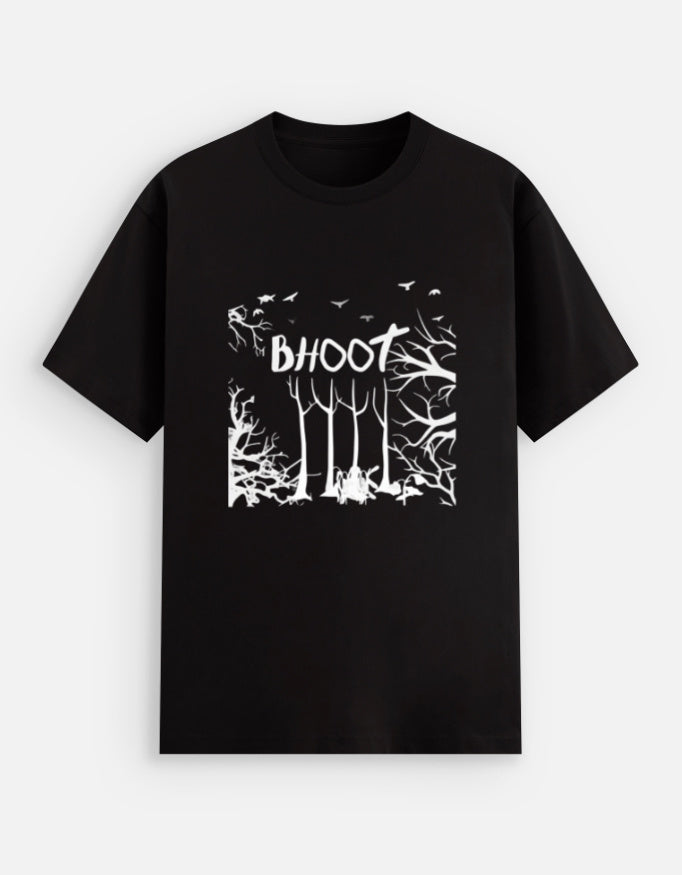 ✨ Premium Cotton “BHOOT” Men’s T-Shirt | Exclusive Ghost Vibes Streetwear Edition