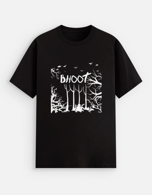 ✨ Premium Cotton “BHOOT” Men’s T-Shirt | Exclusive Ghost Vibes Streetwear Edition